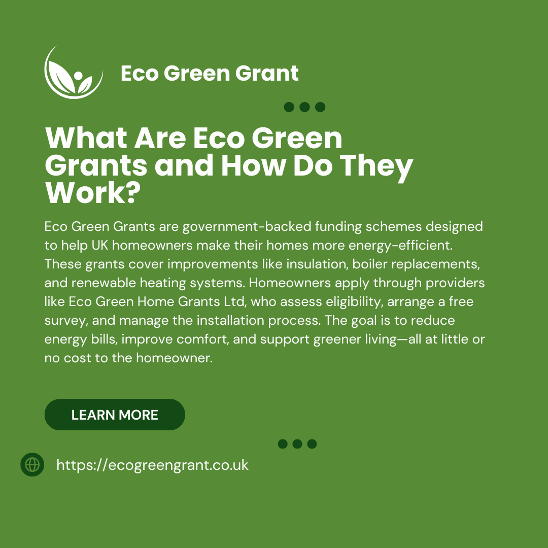What Are Eco Green Grants and How Do They Work?