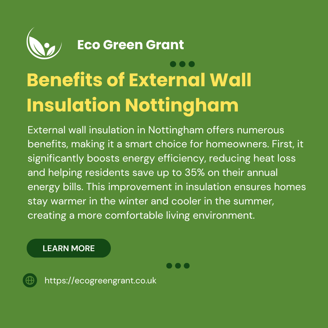 Benefits of External Wall Insulation Nottingham