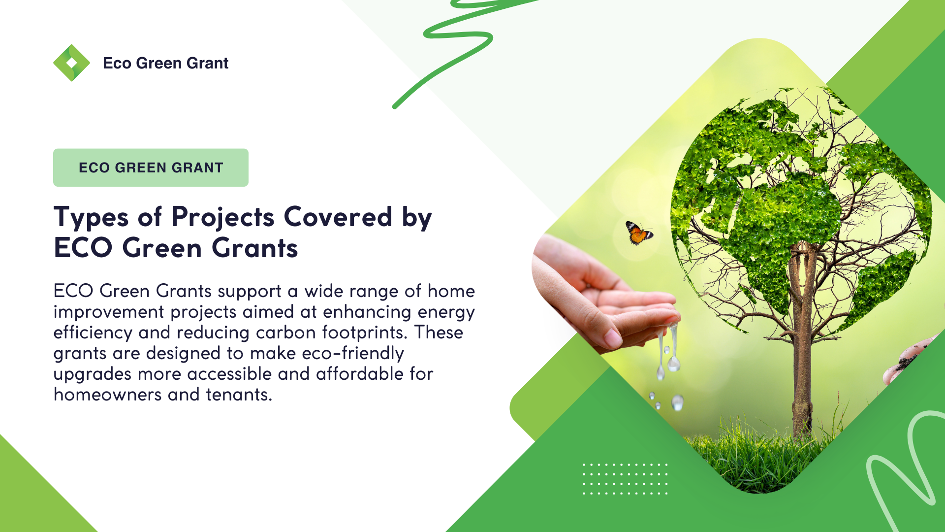 Types of Projects Covered by ECO Green Grants