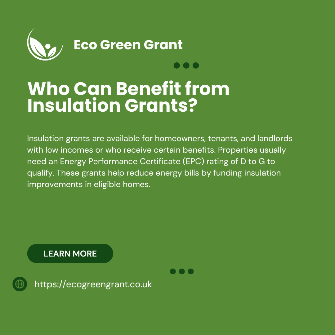Who Can Benefit from Insulation Grants