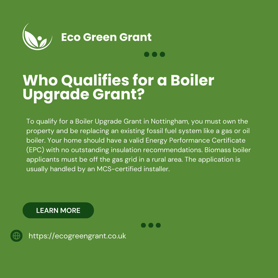 Who Qualifies for a Boiler Upgrade Grant