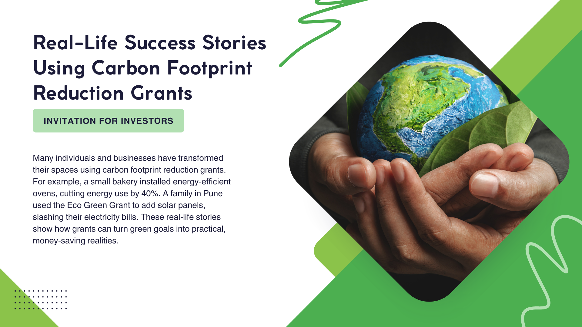 Real-Life Success Stories Using Carbon Footprint Reduction Grants