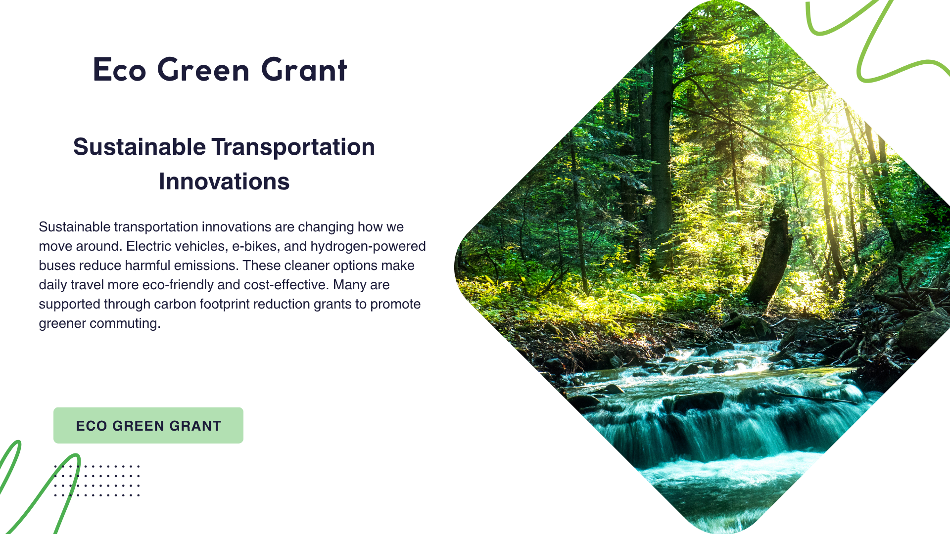 Sustainable Transportation Innovations
