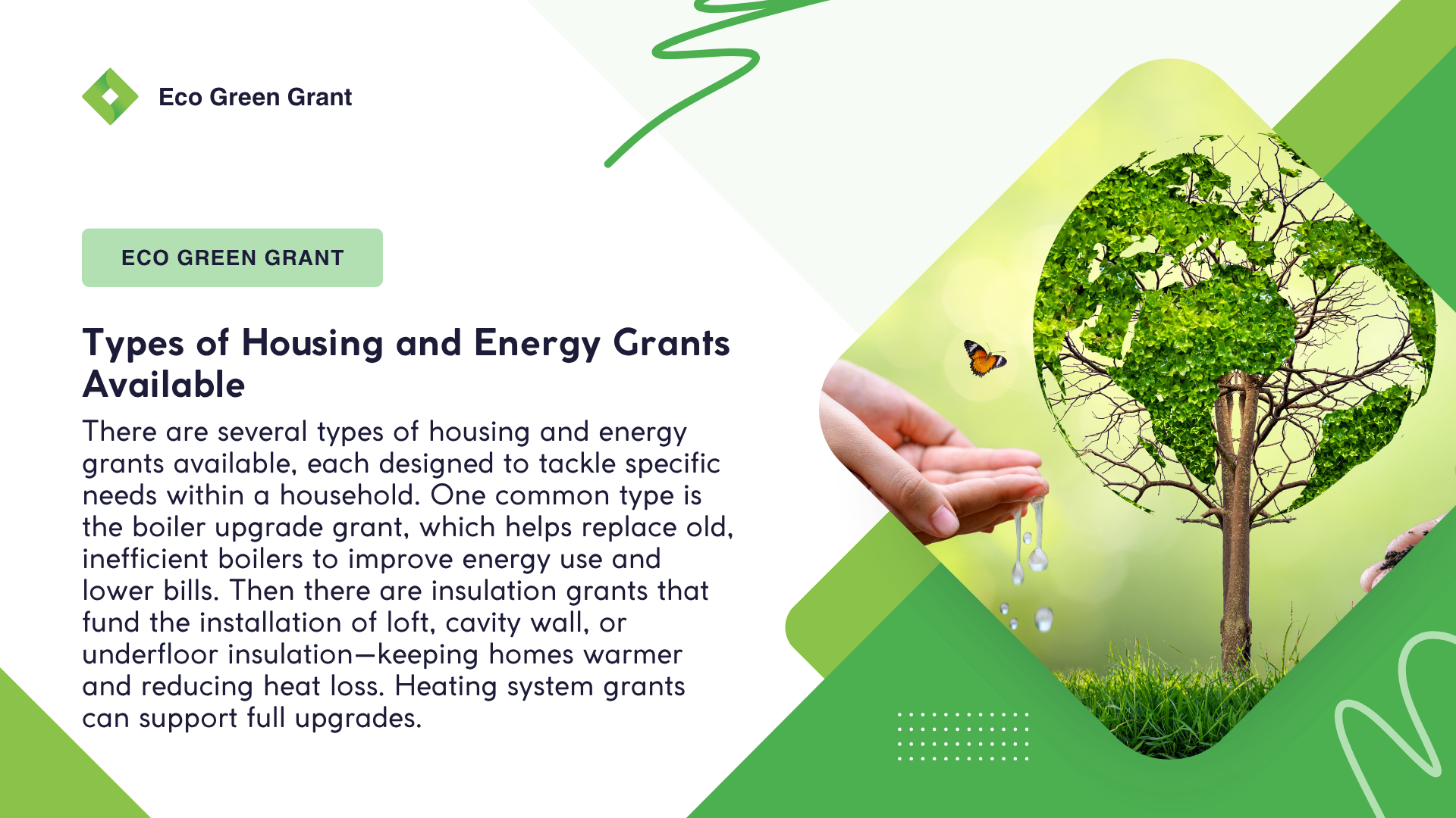 Types of Housing and Energy Grants Available